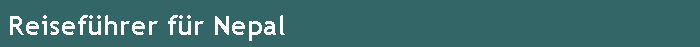 Reisef�hrer f�r Nepal