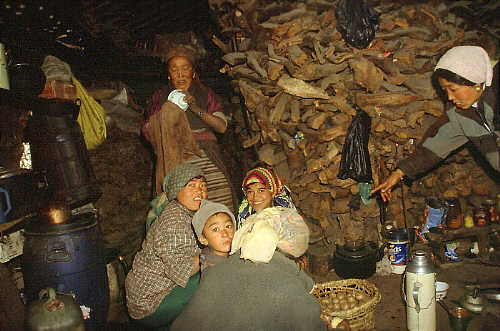nepal Trekking sherpa house Haus